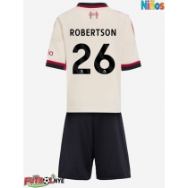 Camiseta Liverpool Andrew Robertson #26 Visitante Equipación para niños 2025-26 manga corta (+ pantalones cortos)